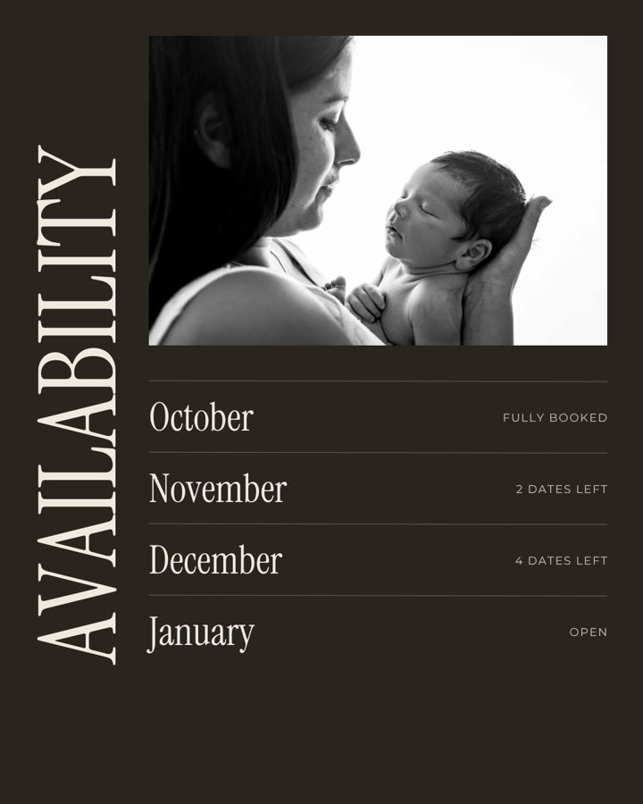 Availability post template